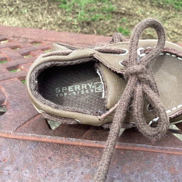 Sperry Infant Size 1 Leather Top Siders - Picture 8 of 8